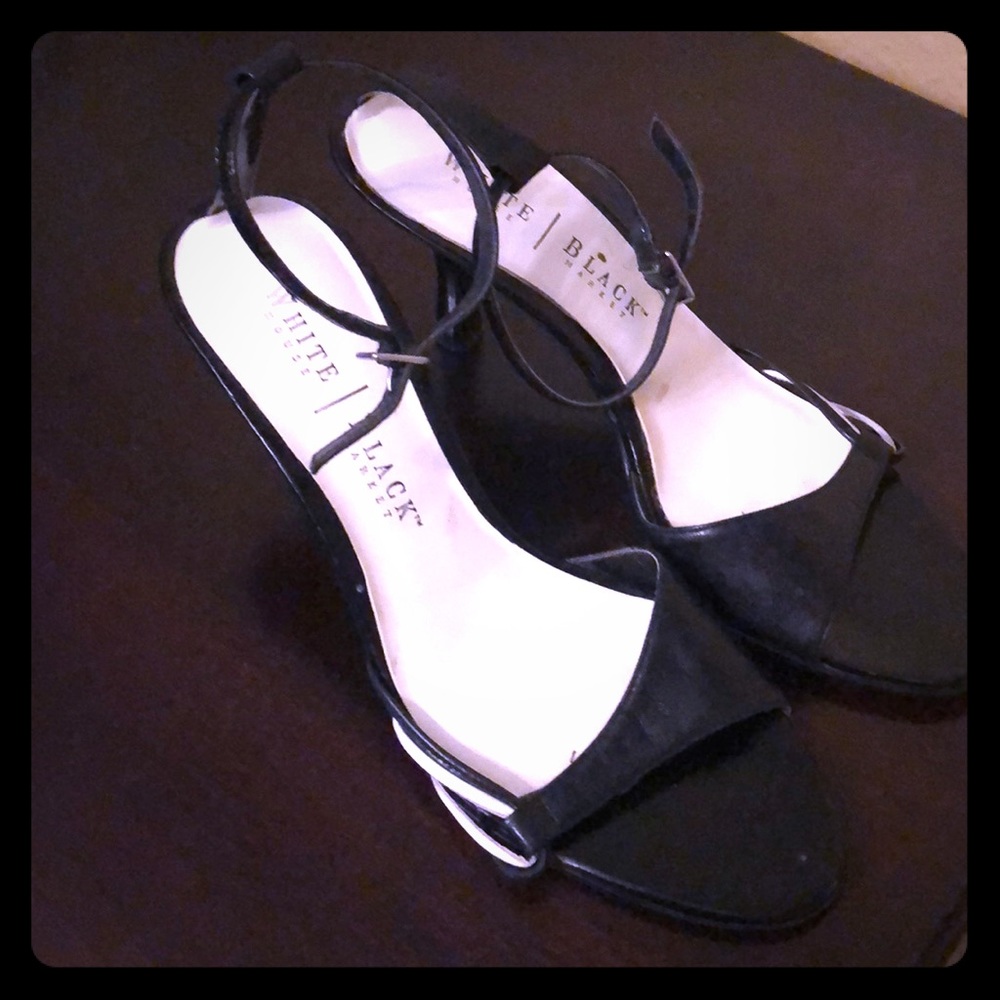 White House Black Market shoes with ankle strap